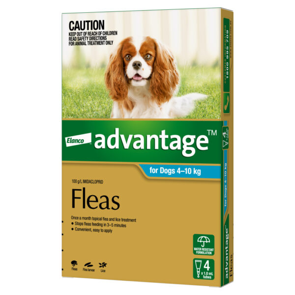 Advantage Aqua Spot-On for Medium Dogs - 4 Pack