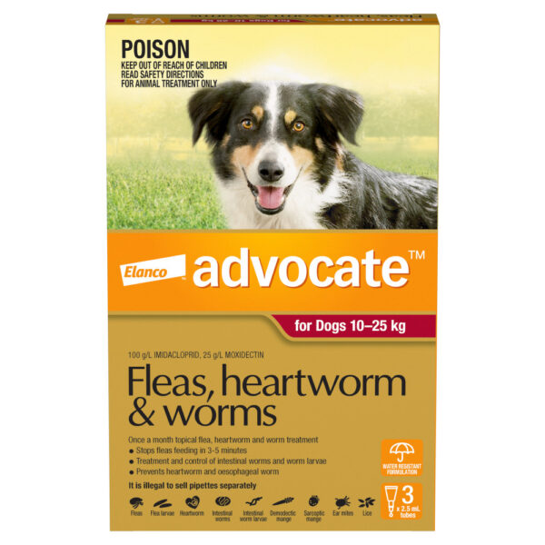 Advocate Red Spot-On for Large Dogs - 3 Pack