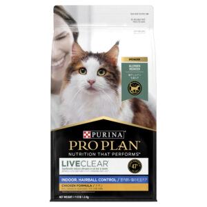 Purina Pro Plan LiveClear Adult Cat Indoor Hairball Control Chicken Formula 1.5kg