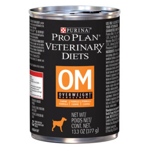 Purina Pro Plan Vet Diet Canine OM Overweight Management 377g x 12 cans